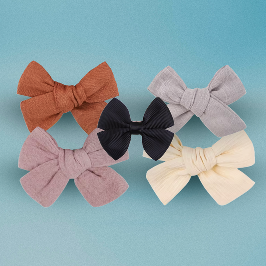 Mini Bow Hair Clips