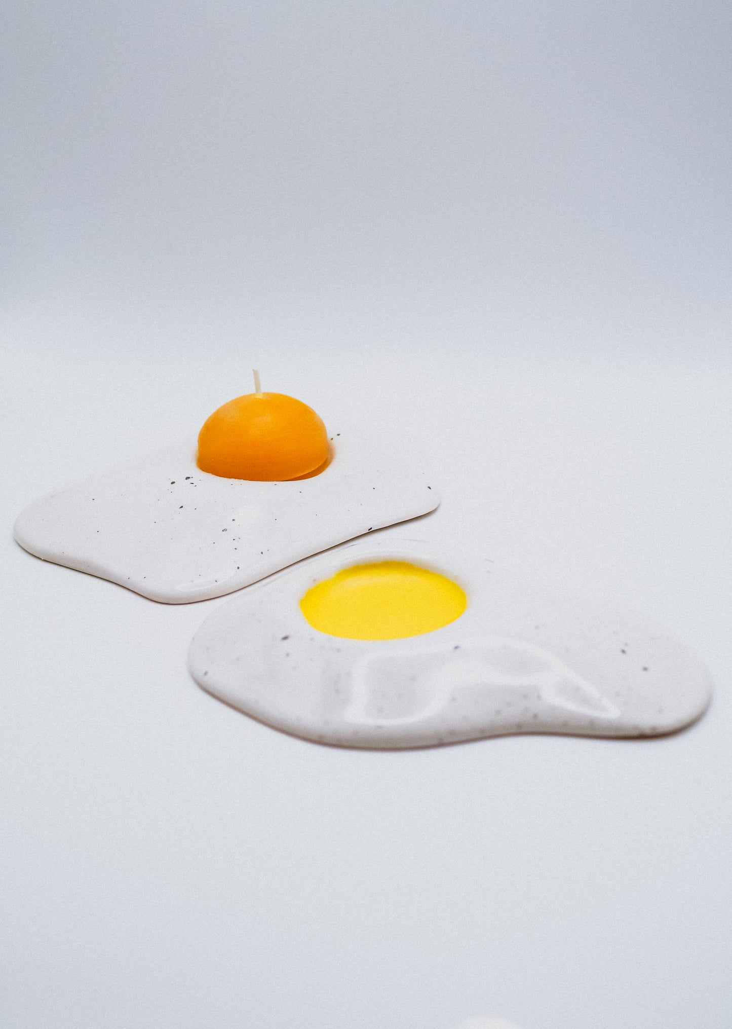 Ceramic Salt and Pepper Egg Tea Light Candle Holder