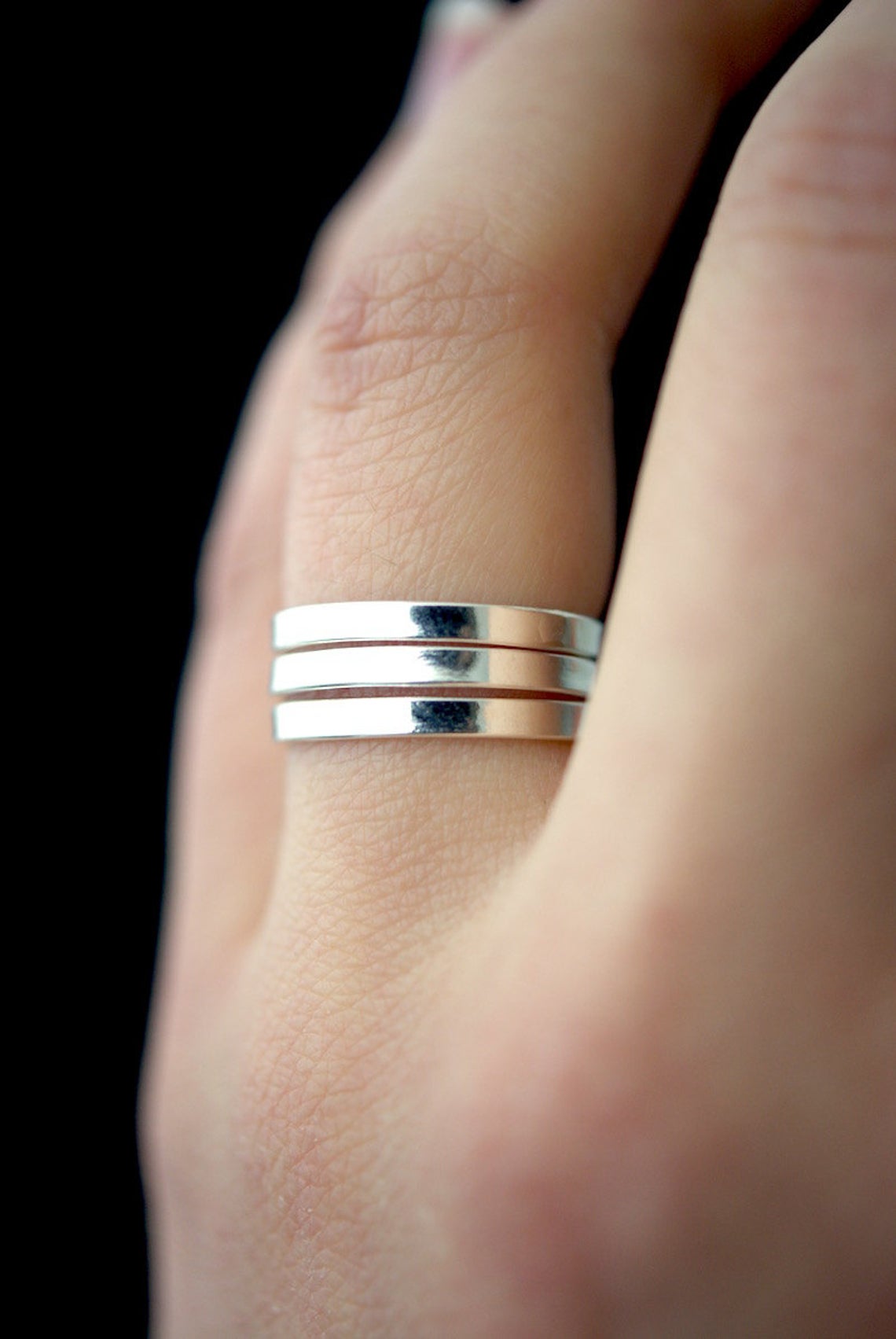 Mirror Band, Sterling Silver