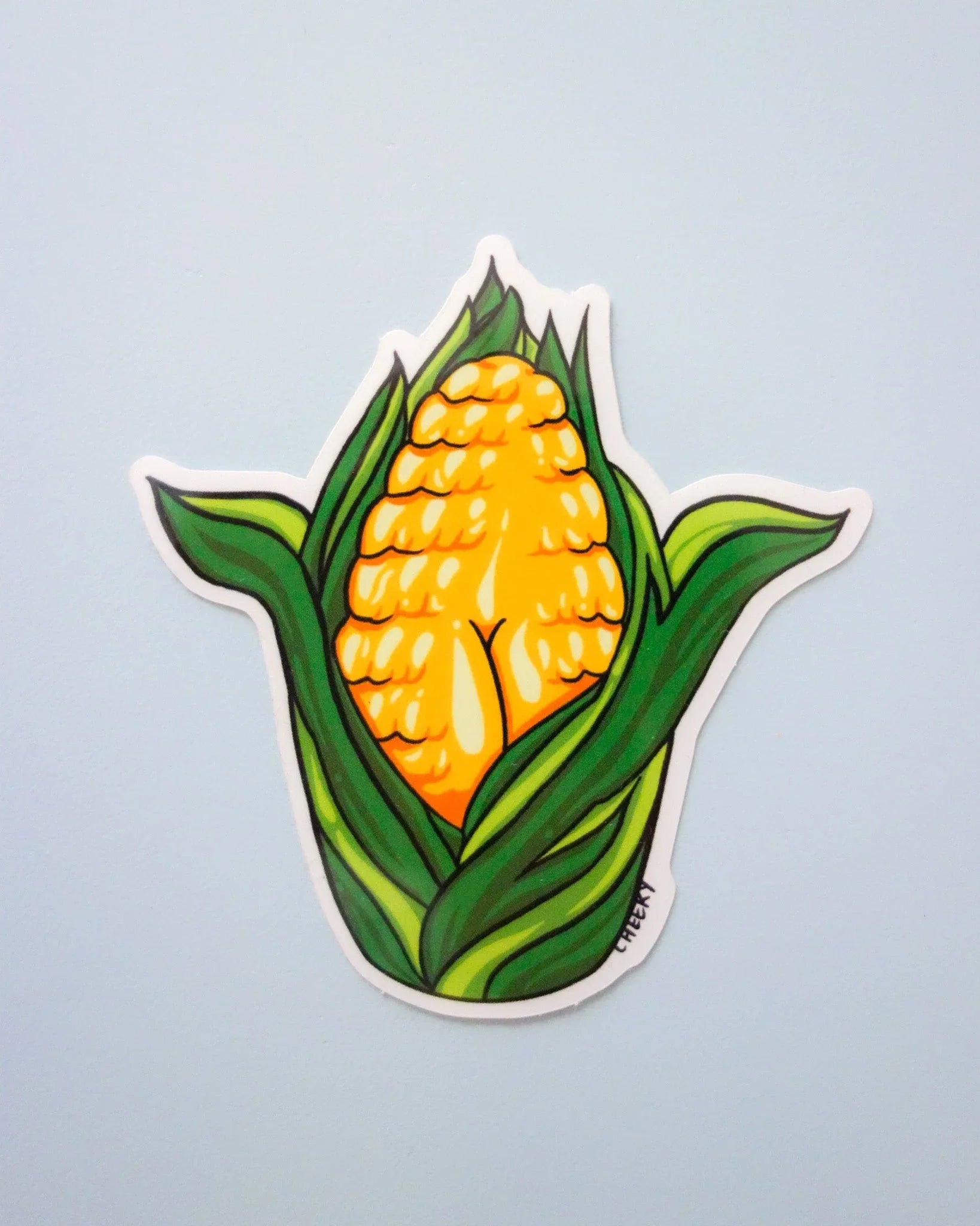 Buttered Corn Sticker Corn Vinyl Sticker – Hannah Naomi Jewelry