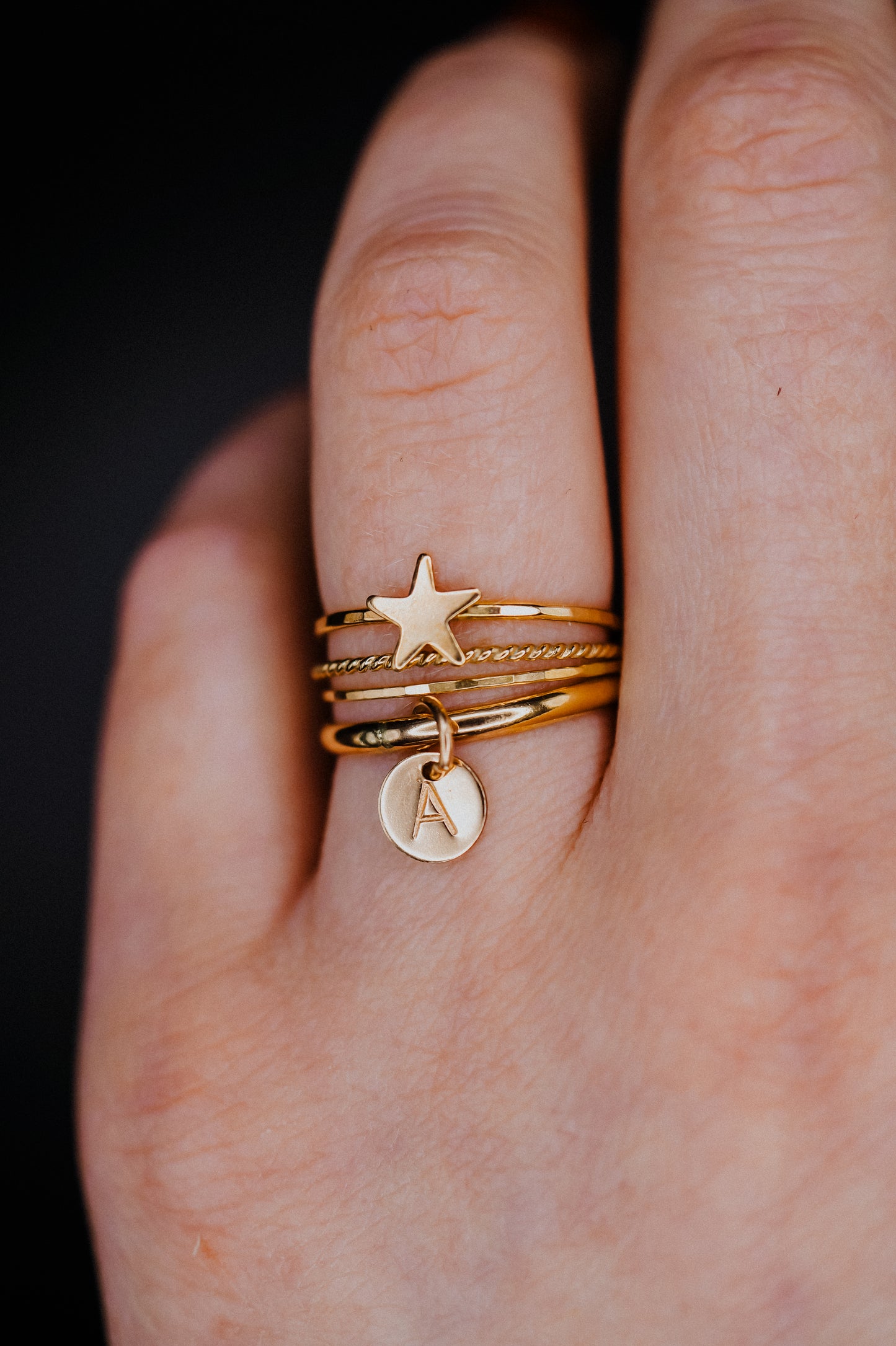 The Julia Set of 4 Stacking Rings