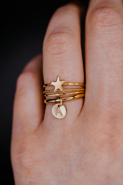 The Julia Set of 4 Stacking Rings