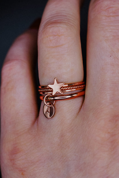 The Julia Set of 4 Stacking Rings