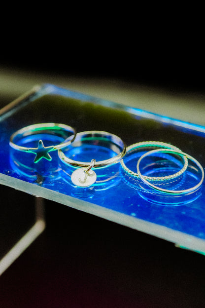 The Julia Set of 4 Stacking Rings