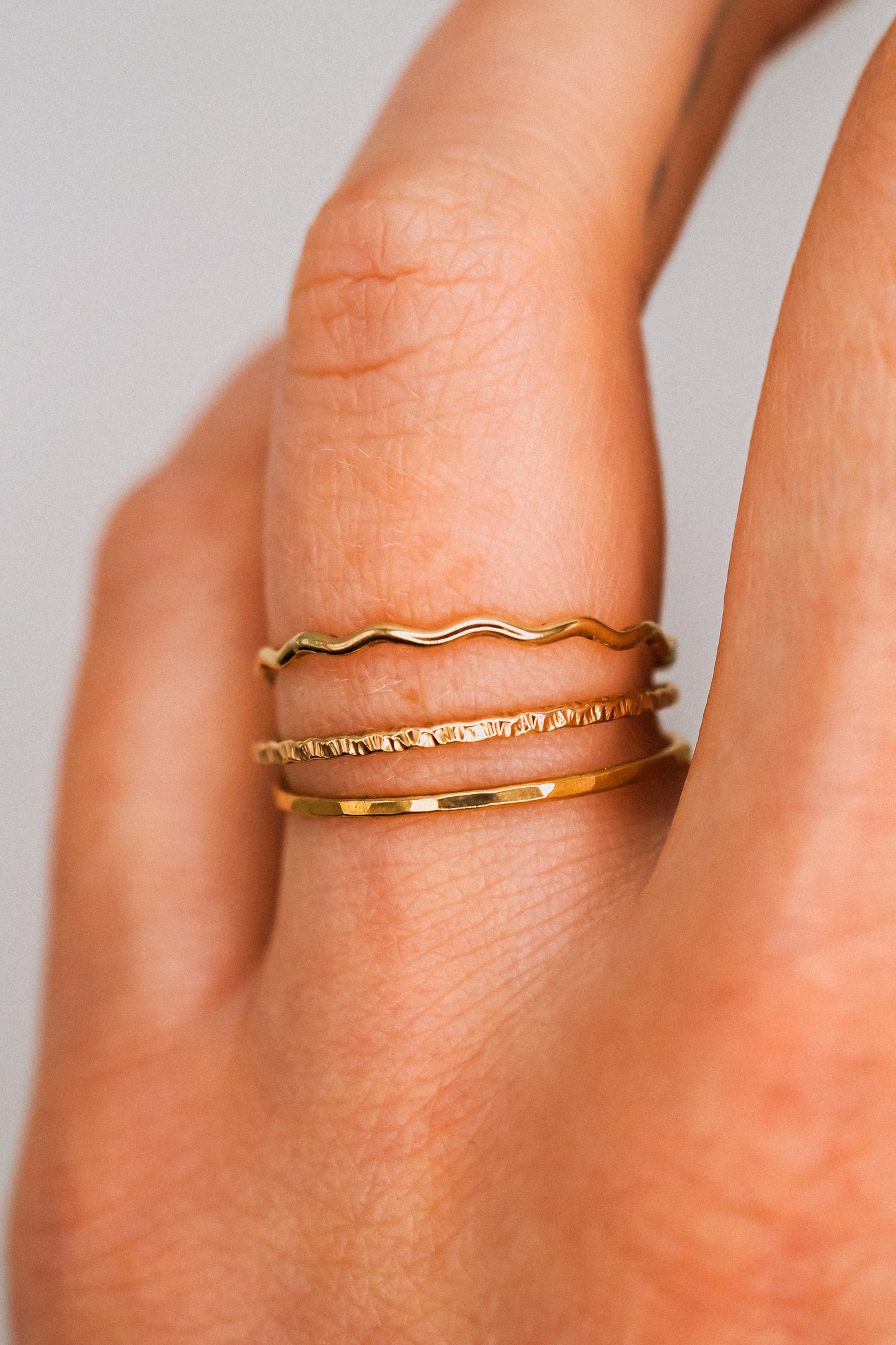 The Madison Set of 3 Stacking Rings