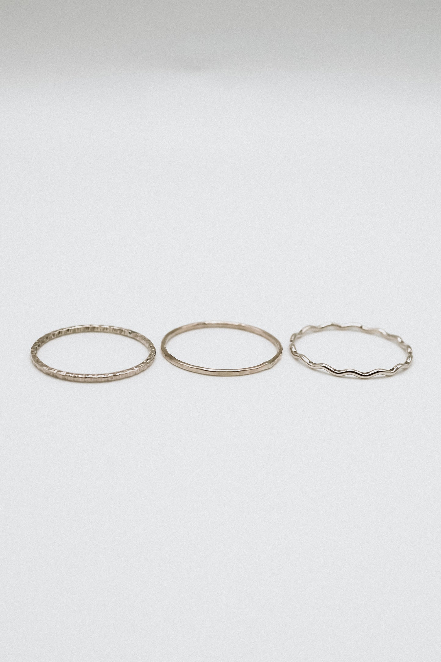 The Madison Set of 3 Stacking Rings