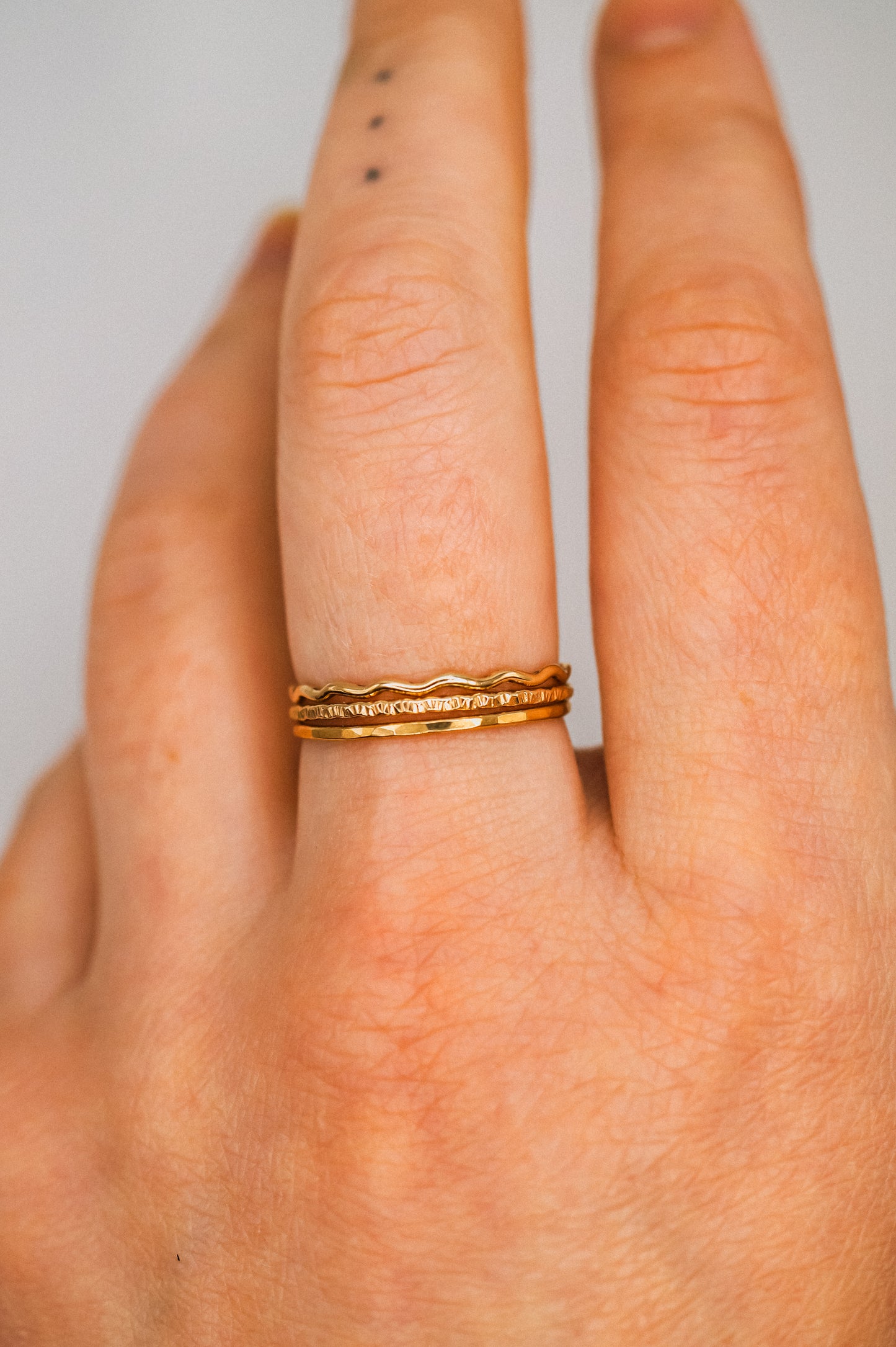 The Madison Set of 3 Stacking Rings