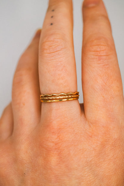 The Madison Set of 3 Stacking Rings