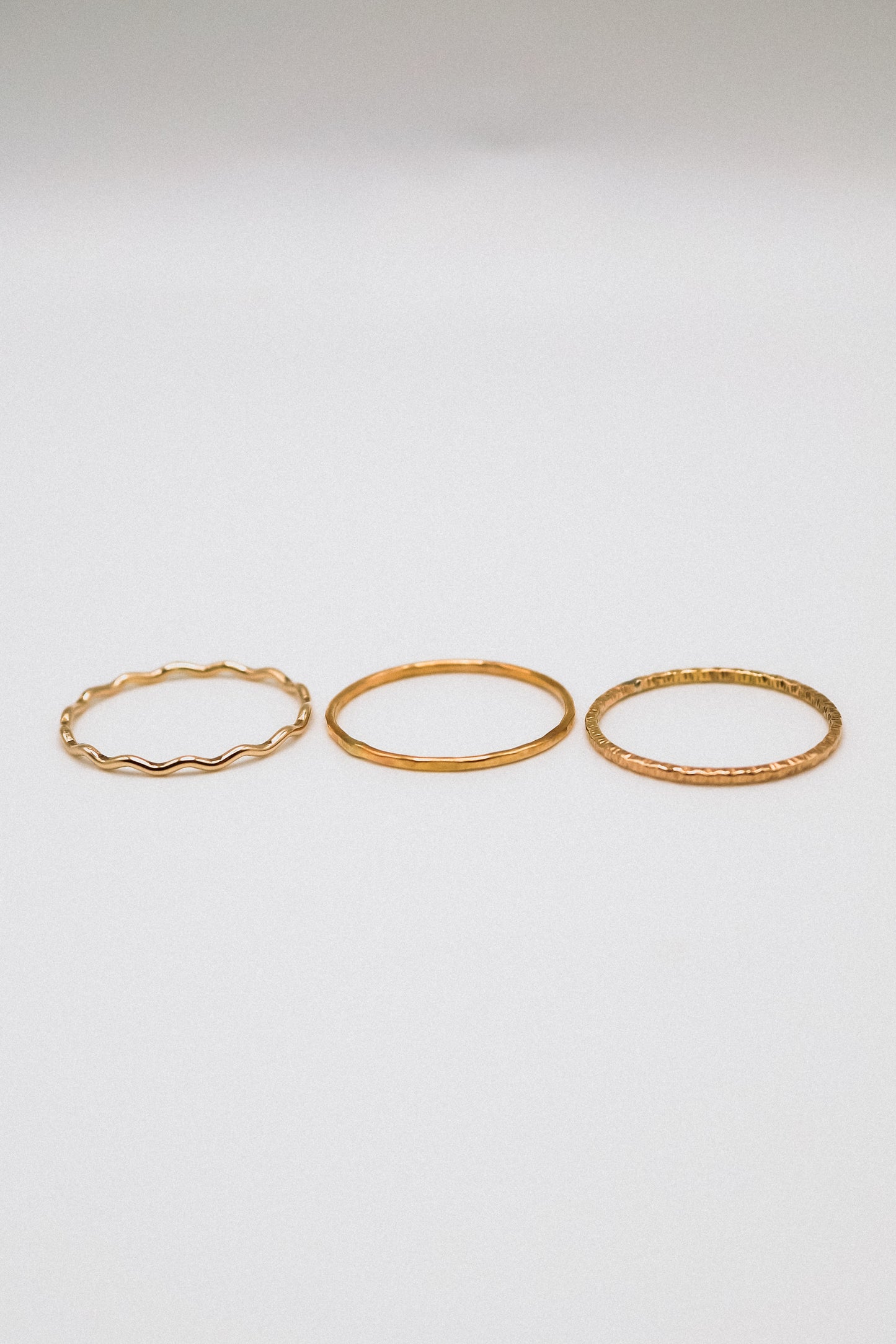 The Madison Set of 3 Stacking Rings