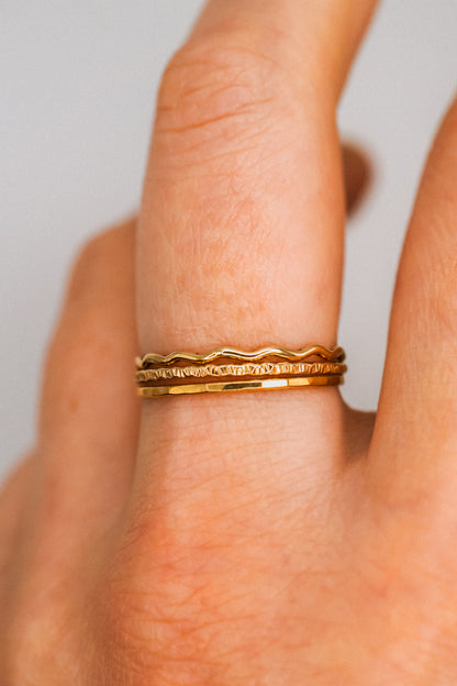 The Madison Set of 3 Stacking Rings