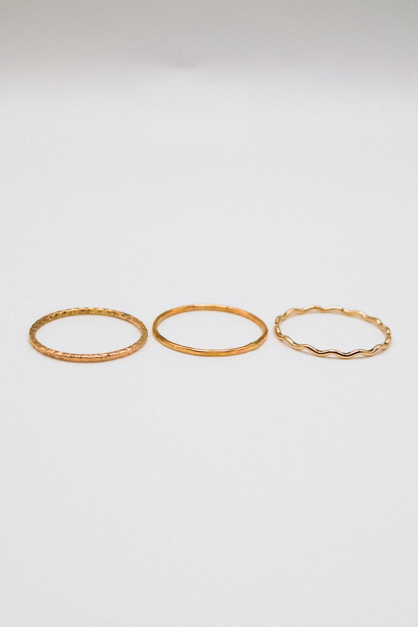 The Madison Set of 3 Stacking Rings