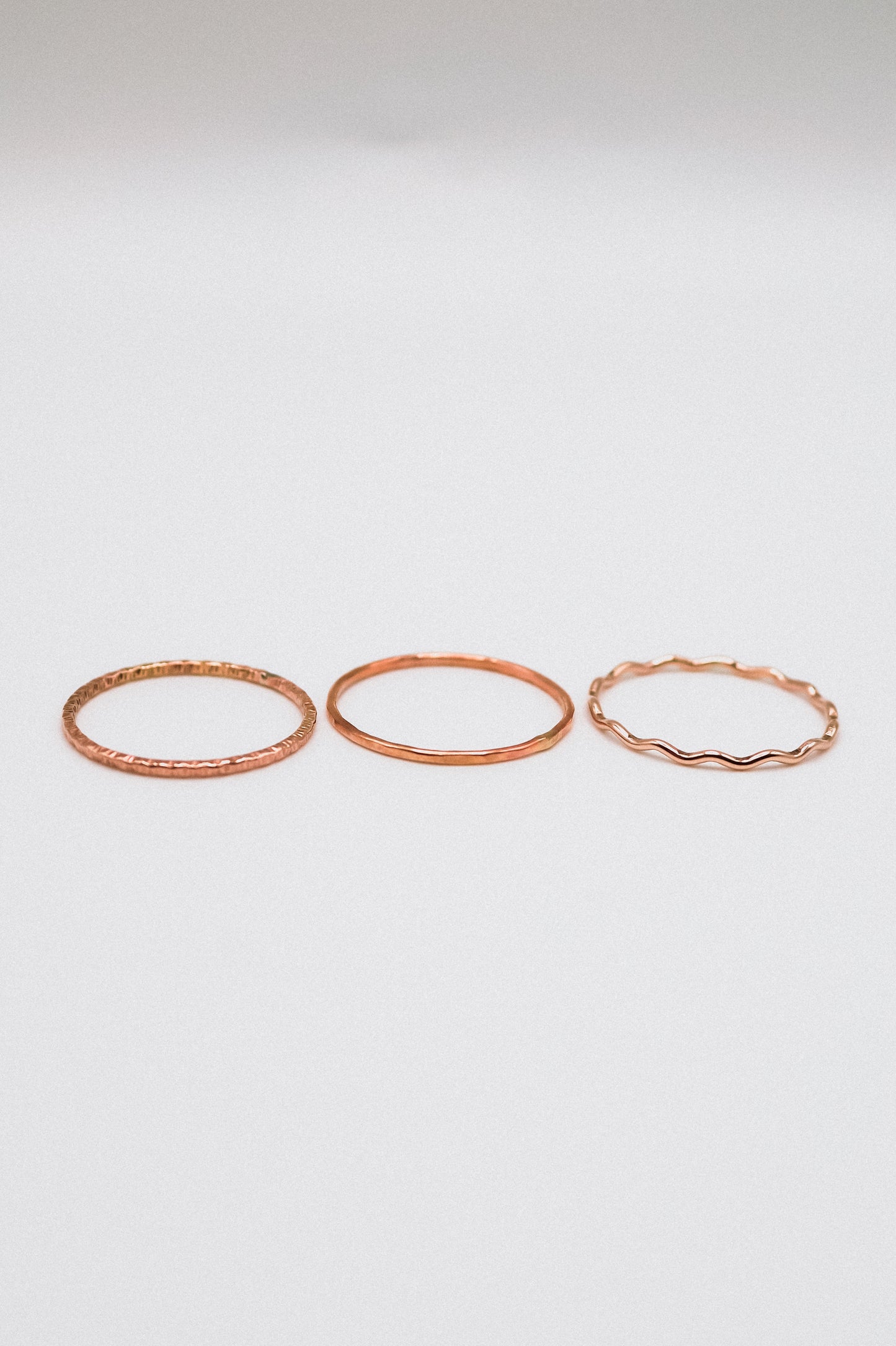 The Madison Set of 3 Stacking Rings