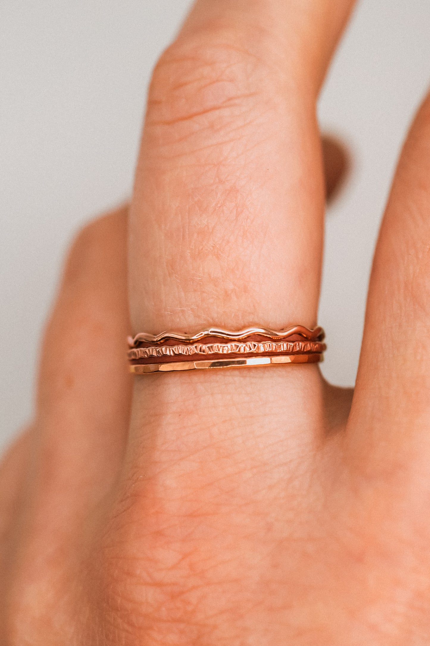 The Madison Set of 3 Stacking Rings