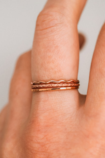 The Madison Set of 3 Stacking Rings