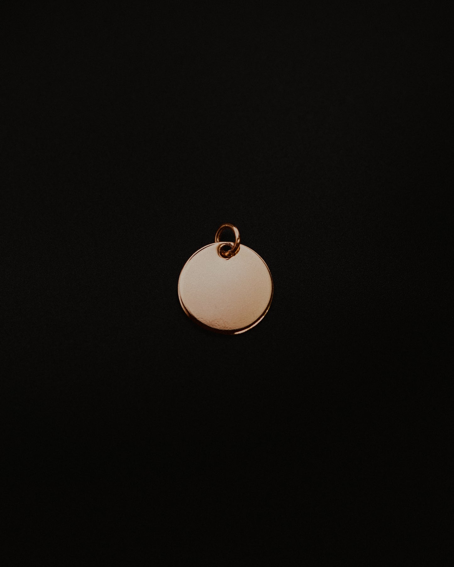 Smooth Medallion Charm