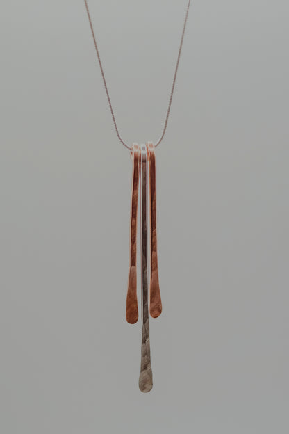 Medium Sunburst Necklace, Gold Fill, Rose Gold Fill, or Sterling Silver