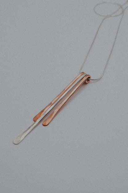 Medium Sunburst Necklace, Gold Fill, Rose Gold Fill, or Sterling Silver