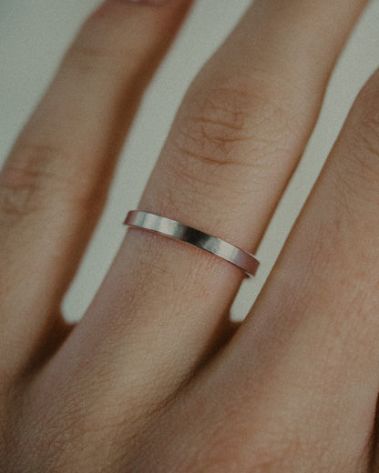 Mirror Band, Sterling Silver