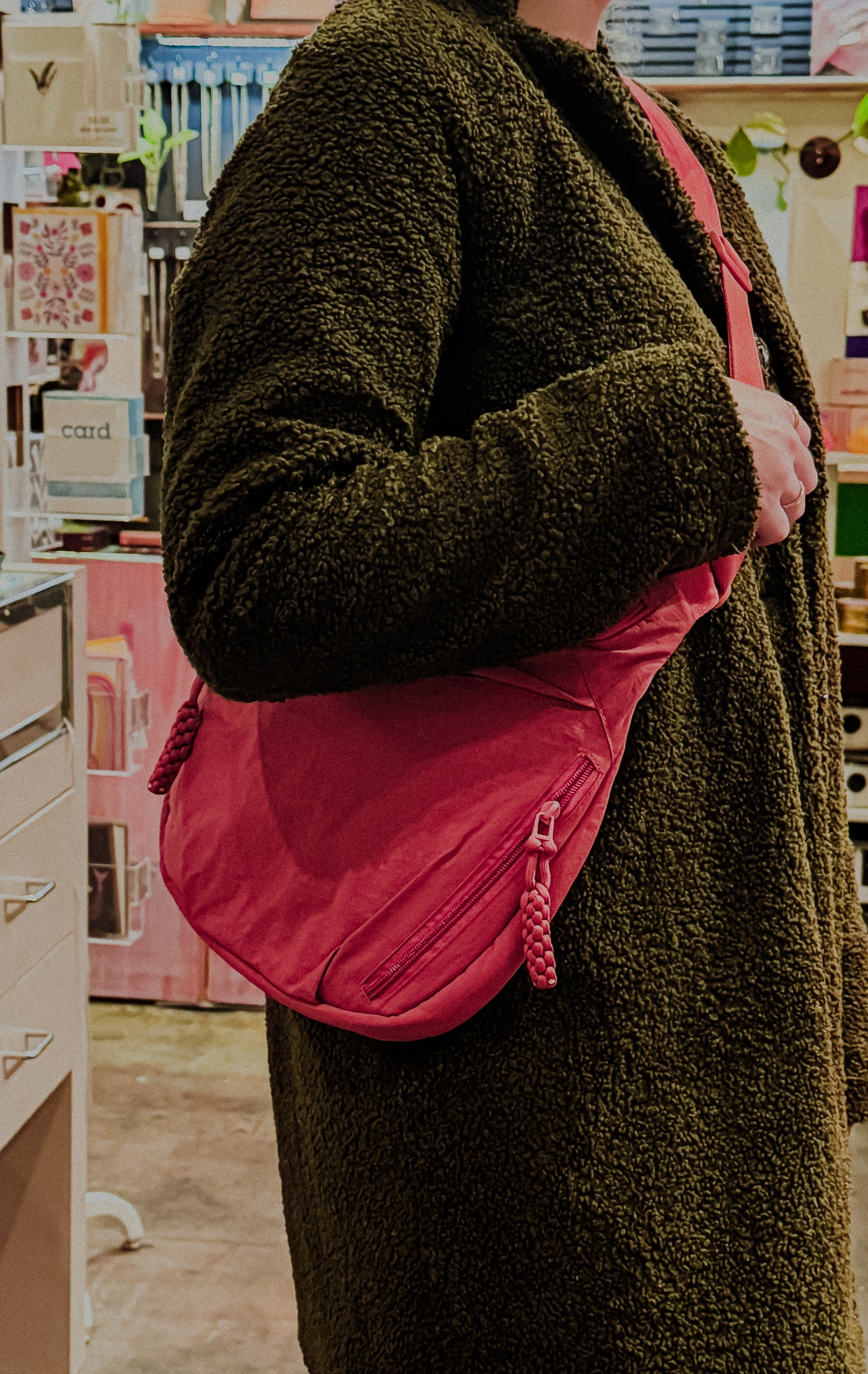 Maroon Crossbody Bag