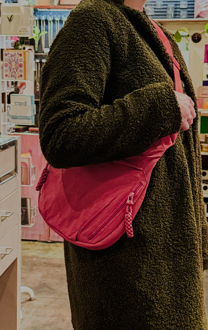 Maroon Crossbody Bag