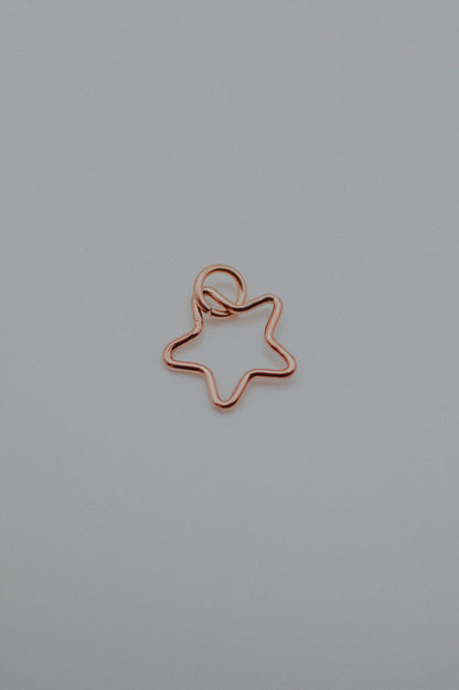 Open Star Charm