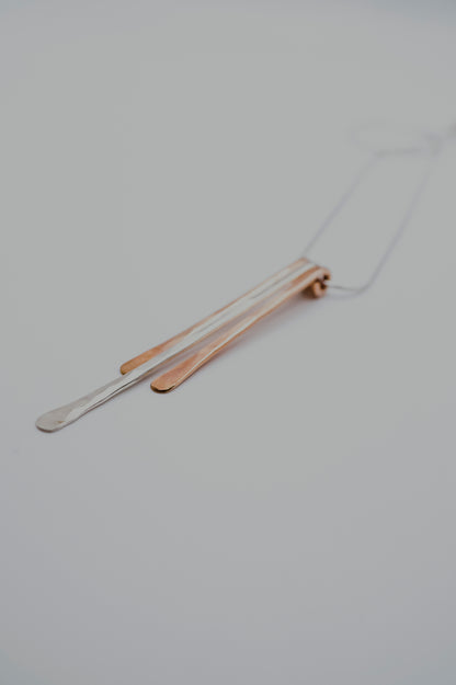 Medium Sunburst Necklace, Gold Fill, Rose Gold Fill, or Sterling Silver