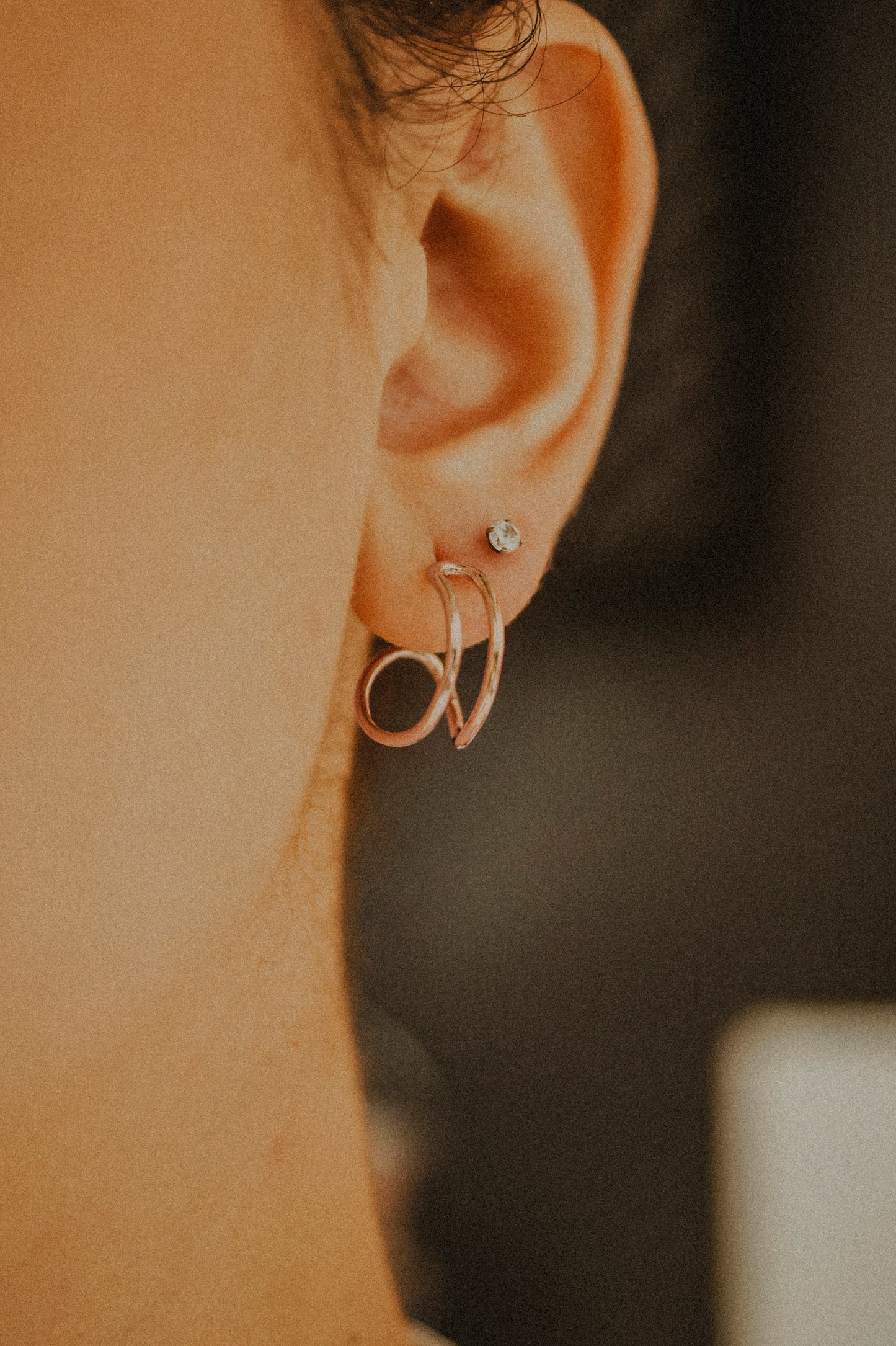 Petal Hoops in 14K Gold Fill, Rose Gold Fill or Sterling Silver