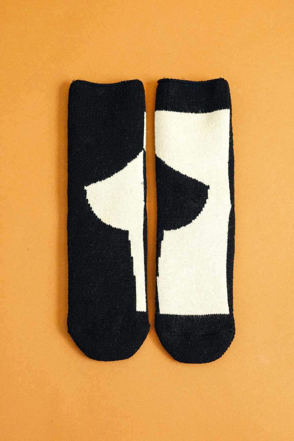 Color Blocked Cozy Crew Socks