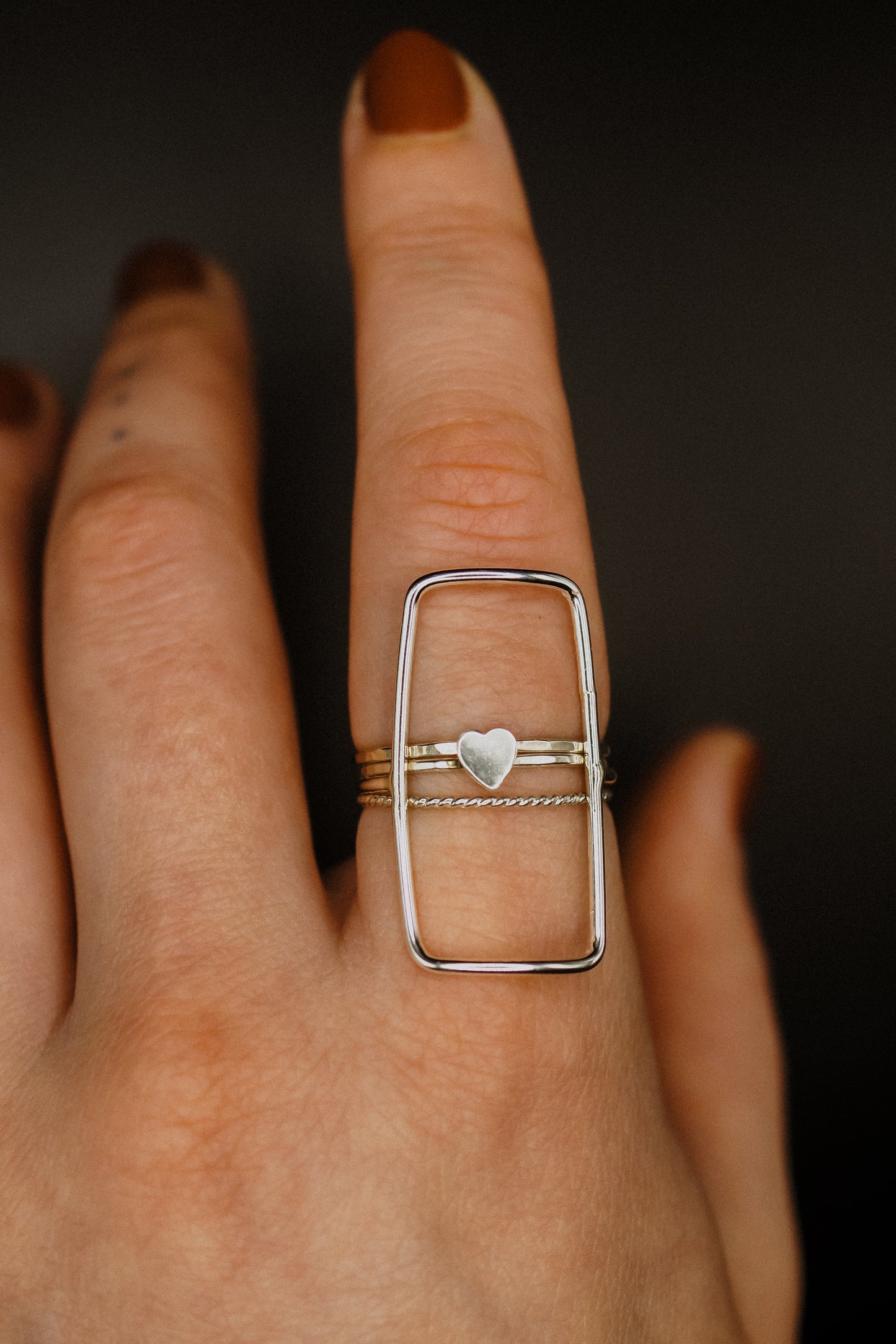 Portal Ring, Sterling Silver