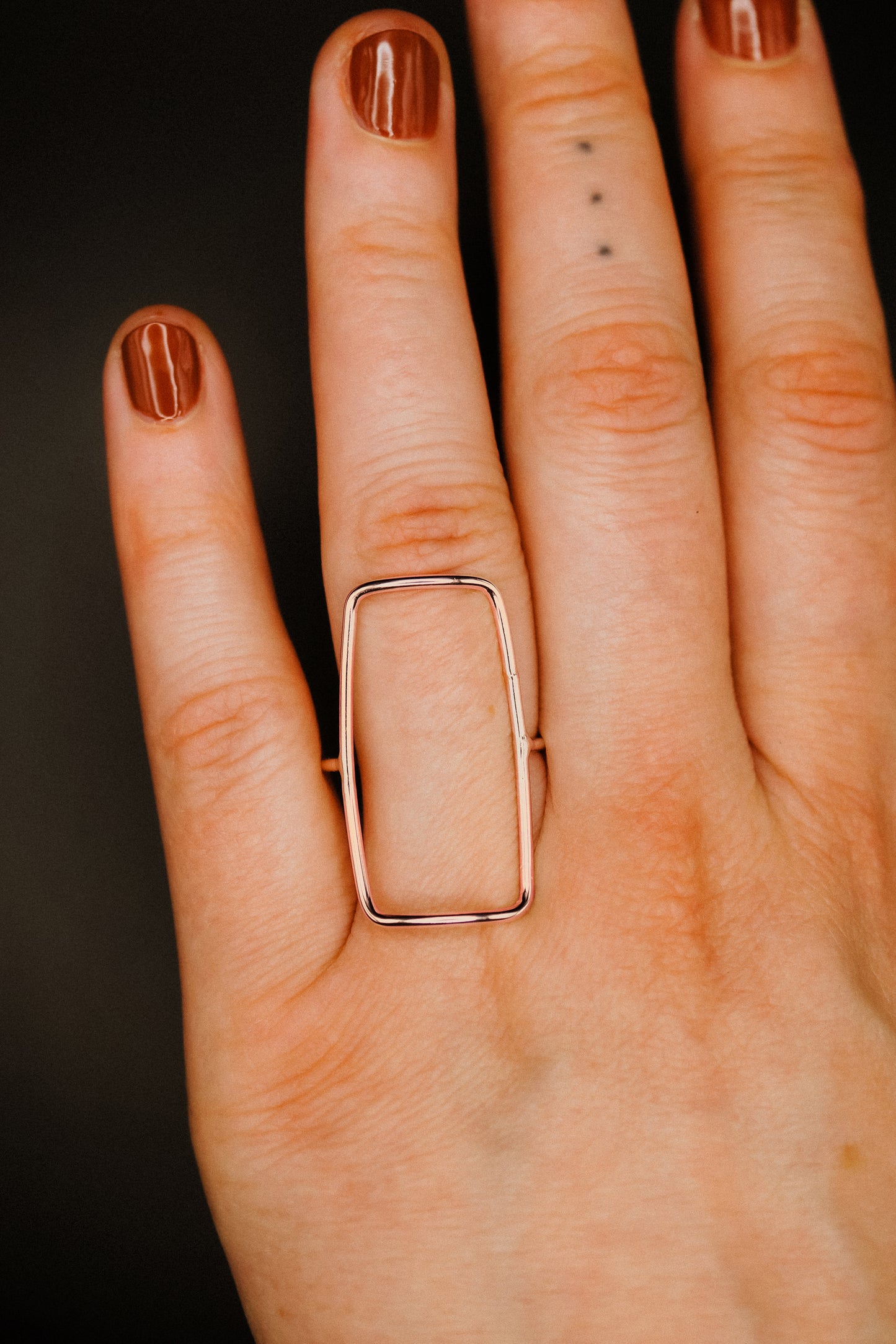 Portal Ring, 14K Rose Gold Fill