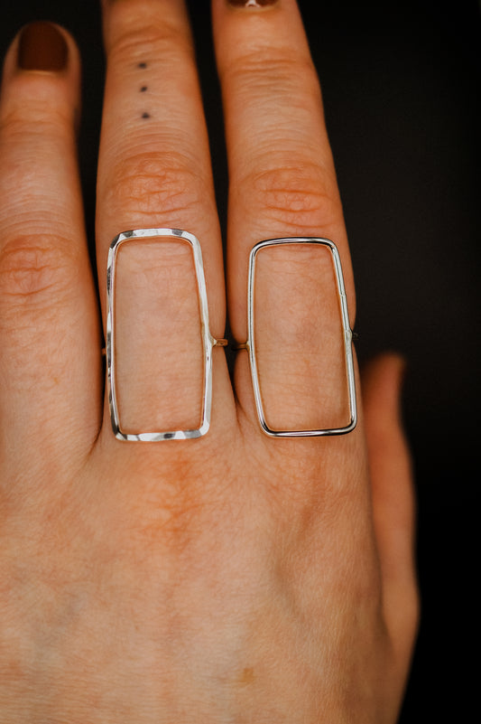 Portal Ring, Sterling Silver