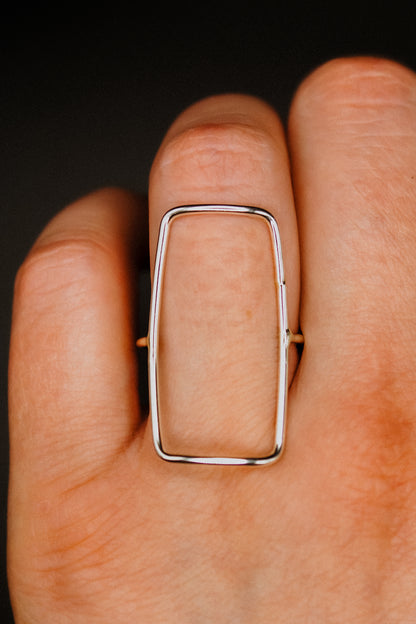 Portal Ring, Sterling Silver