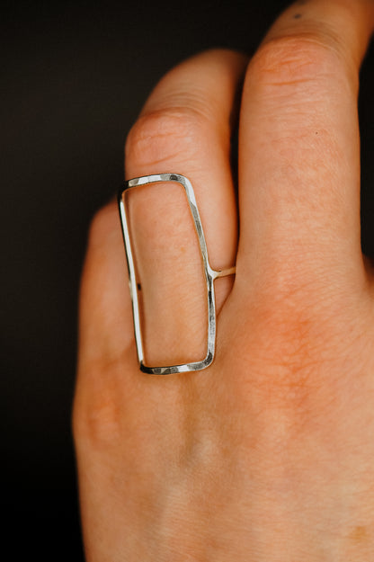 Portal Ring, Sterling Silver