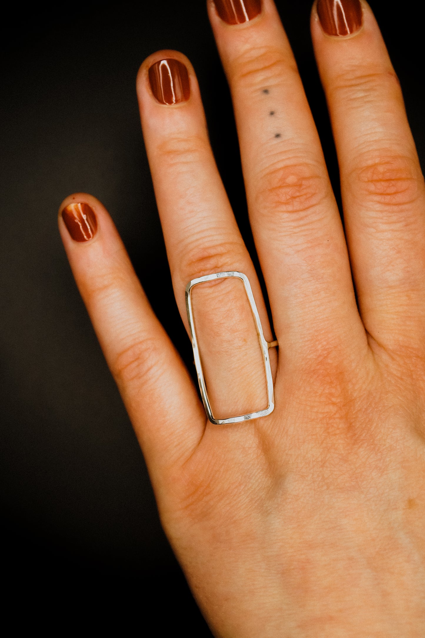 Portal Ring, Sterling Silver