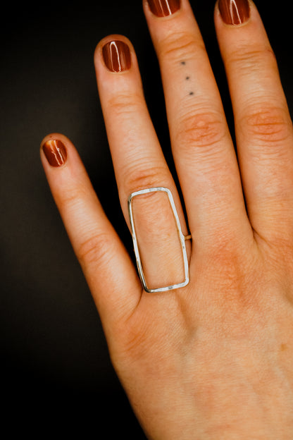 Portal Ring, Sterling Silver