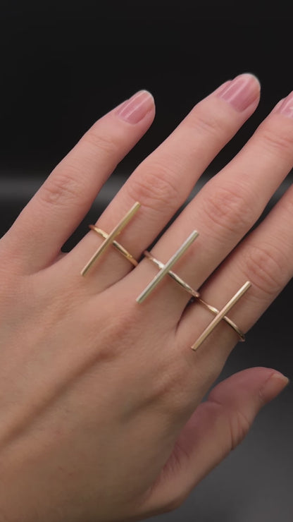 Bar Ring, 14K Gold Fill