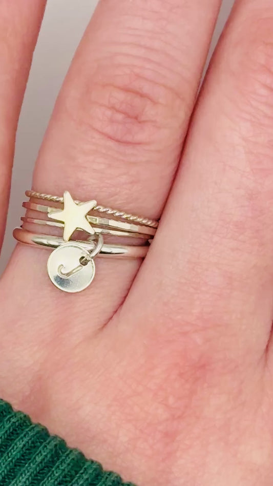 The Julia Set of 4 Stacking Rings