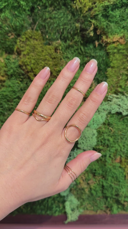 Chunky Band, 14K Gold Fill