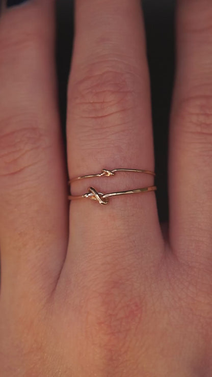 Closed Knot Ring, 14K Gold Fill