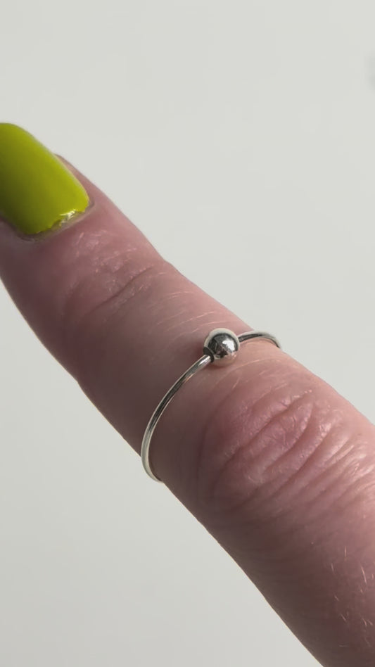 Spinner Ring, Sterling Silver