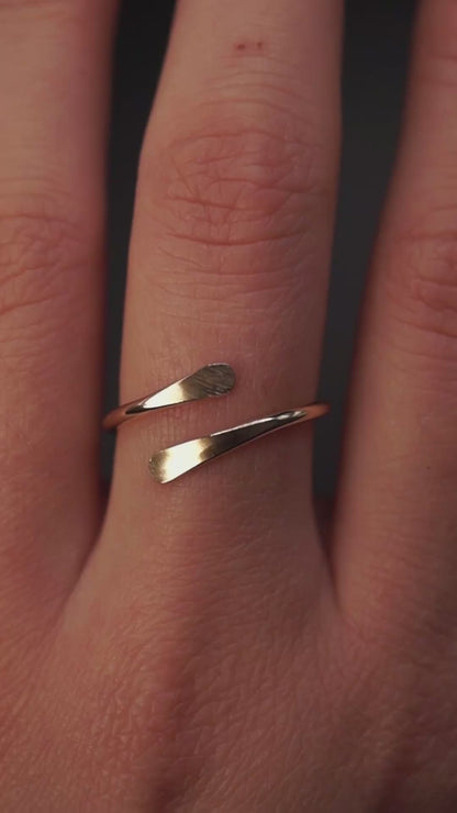 Sunburst Ring, Solid 14K Rose Gold