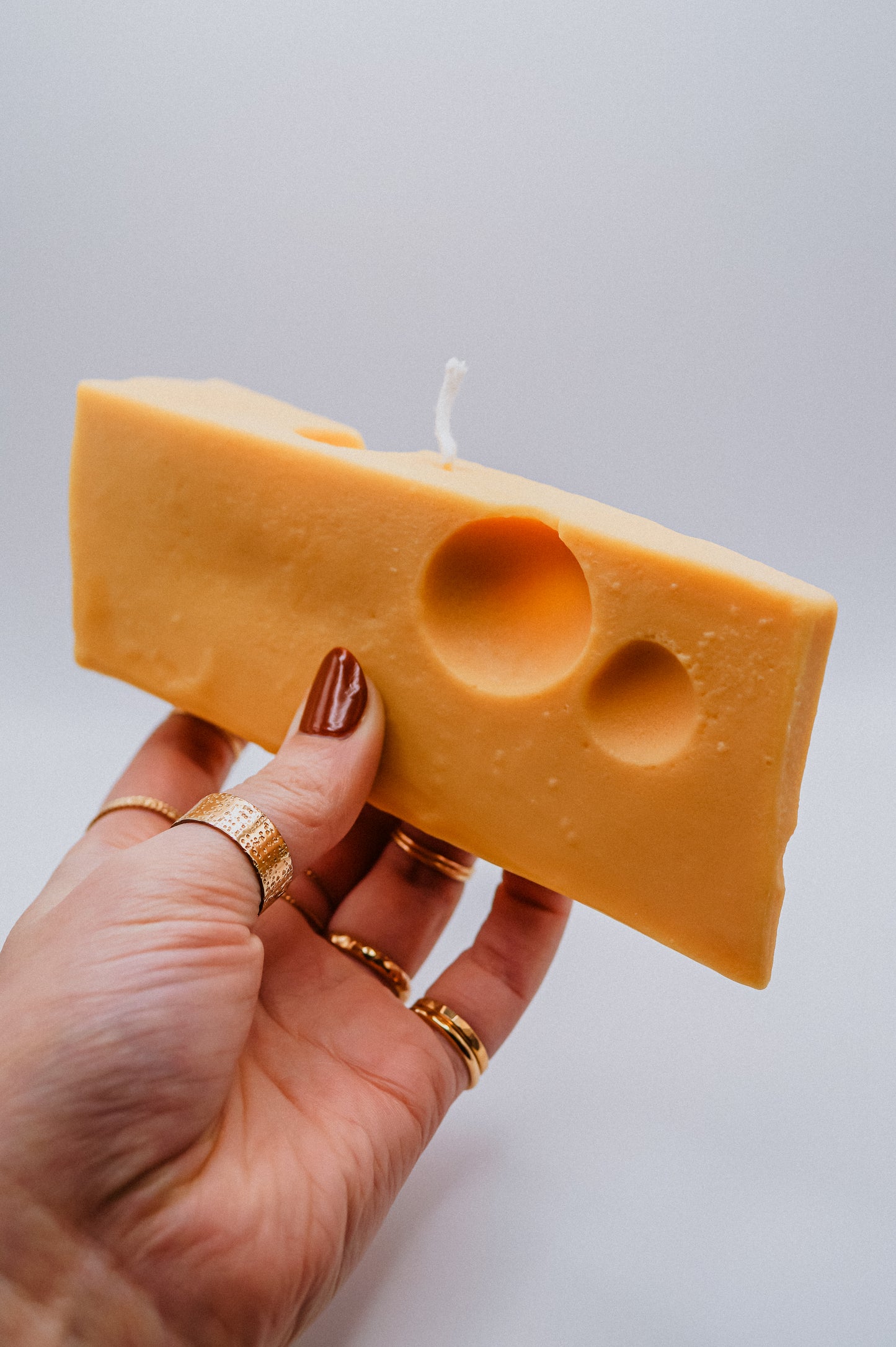 Swiss Cheese Candle