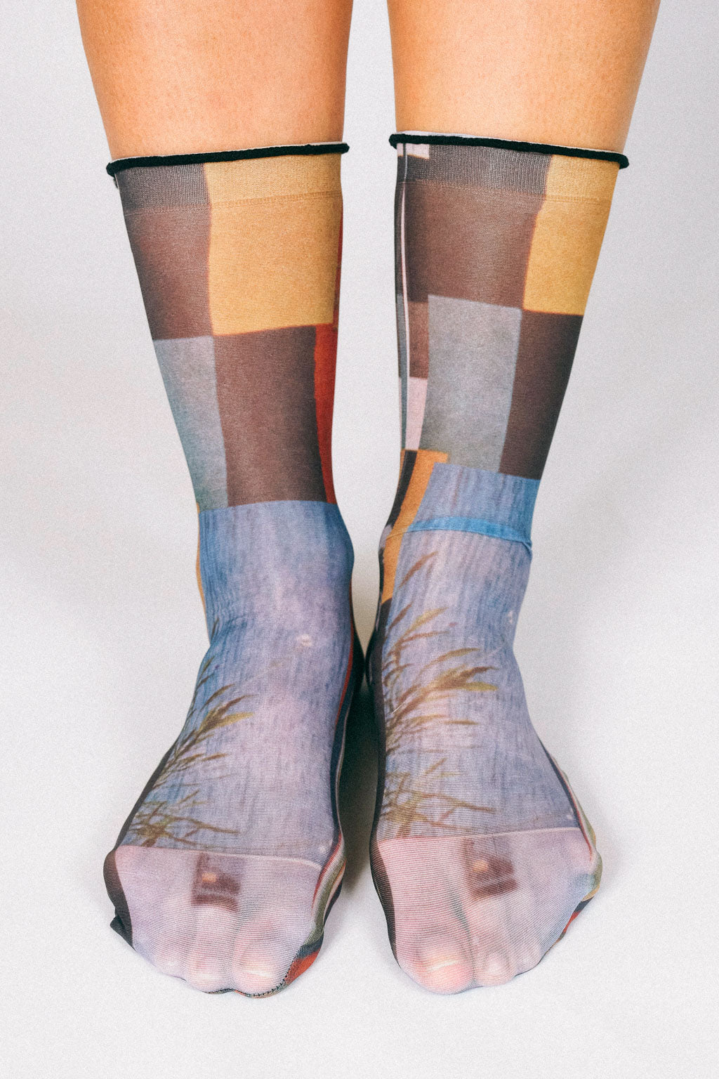 Paper Sheer Ankle Socks by Rosie Barker