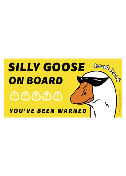 Silly Goose Bumper Sticker