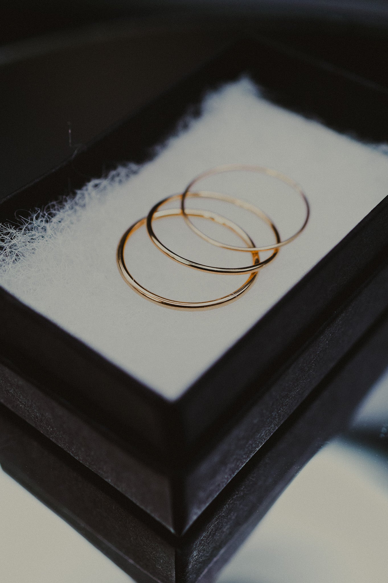 Simple Stacking Set Of 3 Rings, Gold Fill, Rose Gold Fill or Sterling Silver