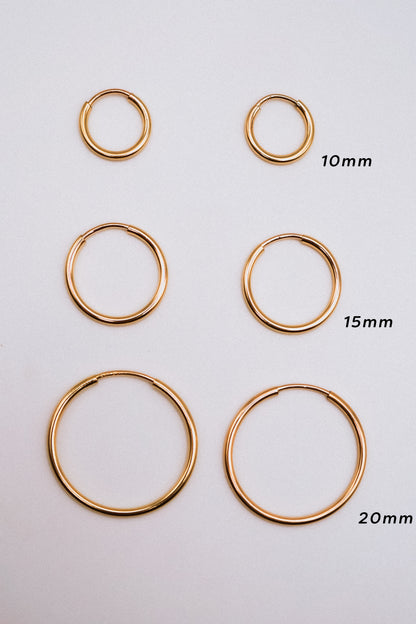 Endless Hoop Earring in 14K Gold Fill
