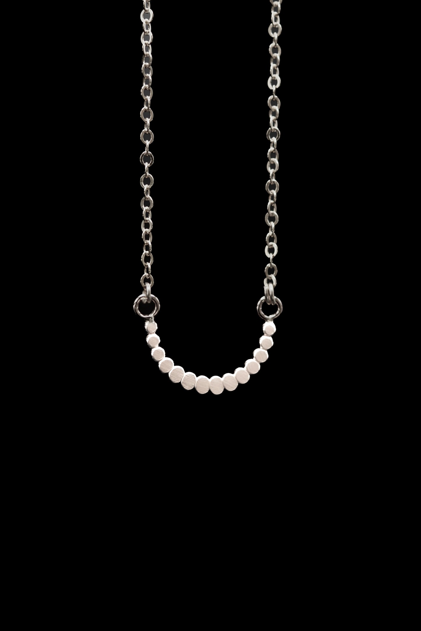 Small Bead Necklace, Gold Fill, Rose Gold Fill, or Sterling Silver