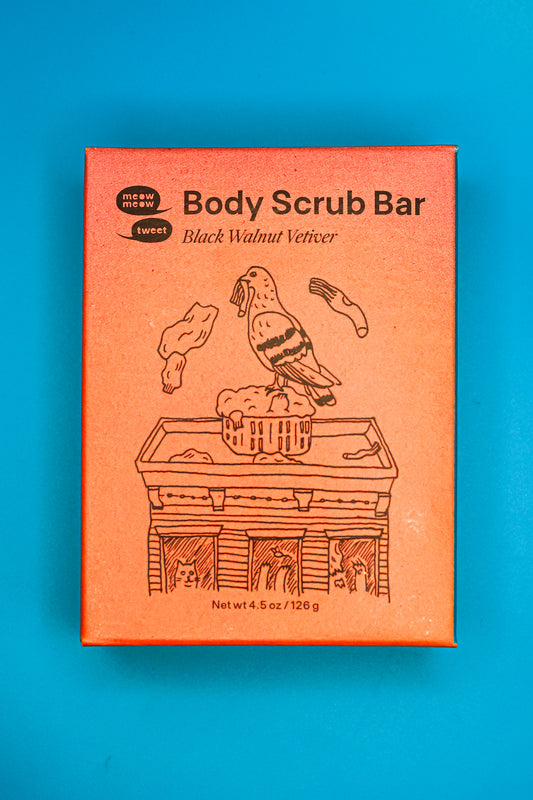 Black Walnut Vetiver Scrub Bar