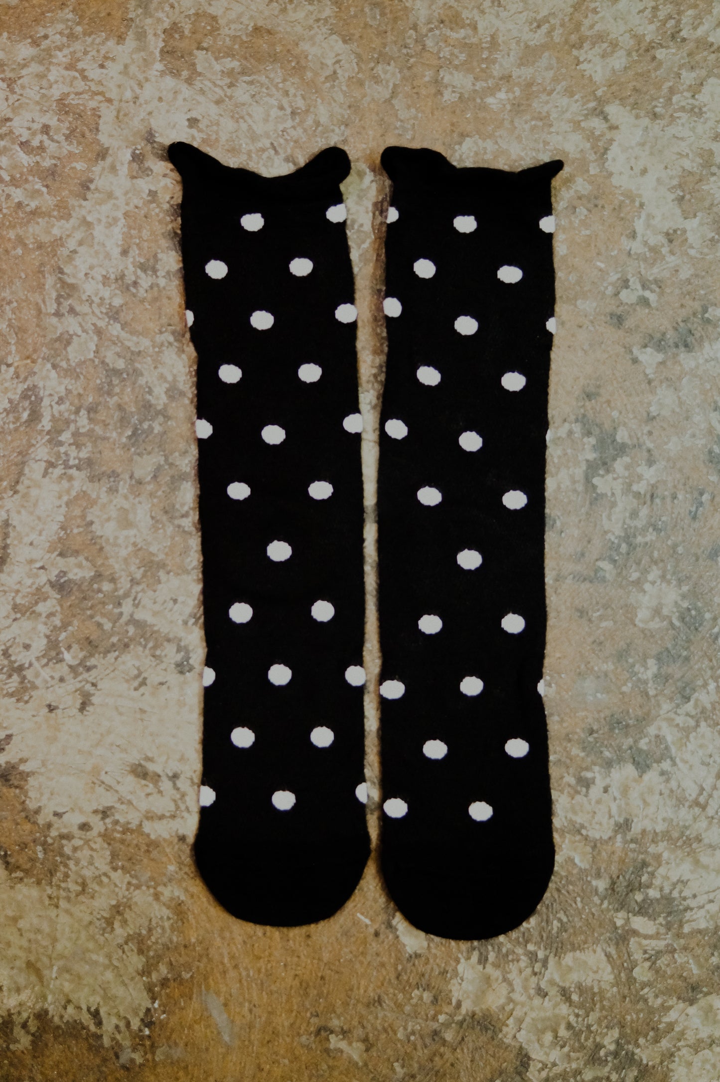 Mesh Polka Dot Ankle Socks