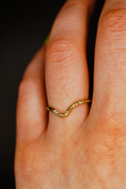 Sparkle Teardrop Ring, 14K Gold Fill